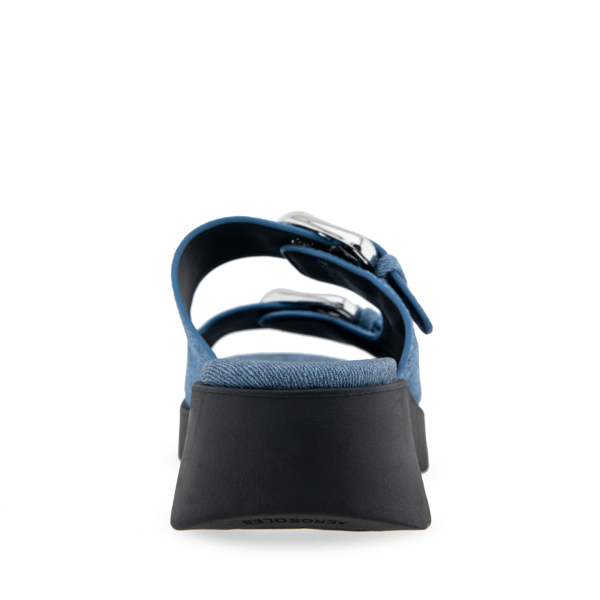 Faith Sandal Sport | Blue Denim Suede