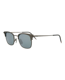 Thom Browne Square Metal Sunglasses | Black