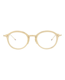 Thom Browne Round Metal Optical Frames | Gold