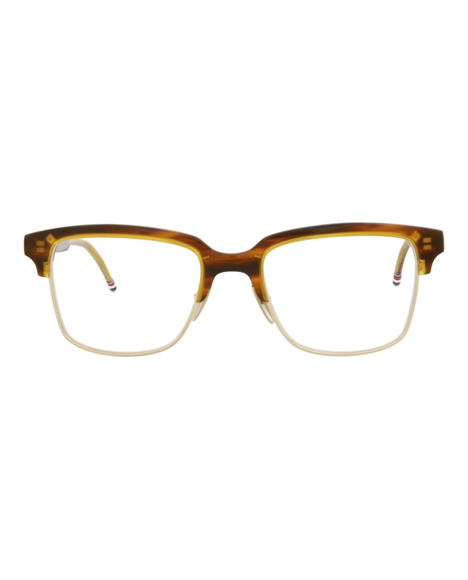 Thom Browne Square Acetate Optical Frames | Walnut