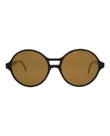 Thom Browne Round Acetate Sunglasses | Navy