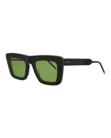 Thom Browne Square Acetate Sunglasses | Grey Multi