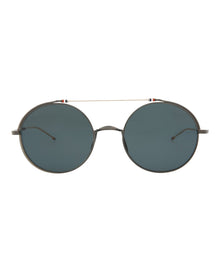 Thom Browne Round Metal Sunglasses | Black