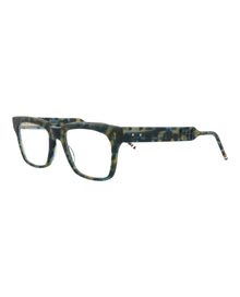 Thom Browne Square Acetate Optical Frames | Grey/Gold