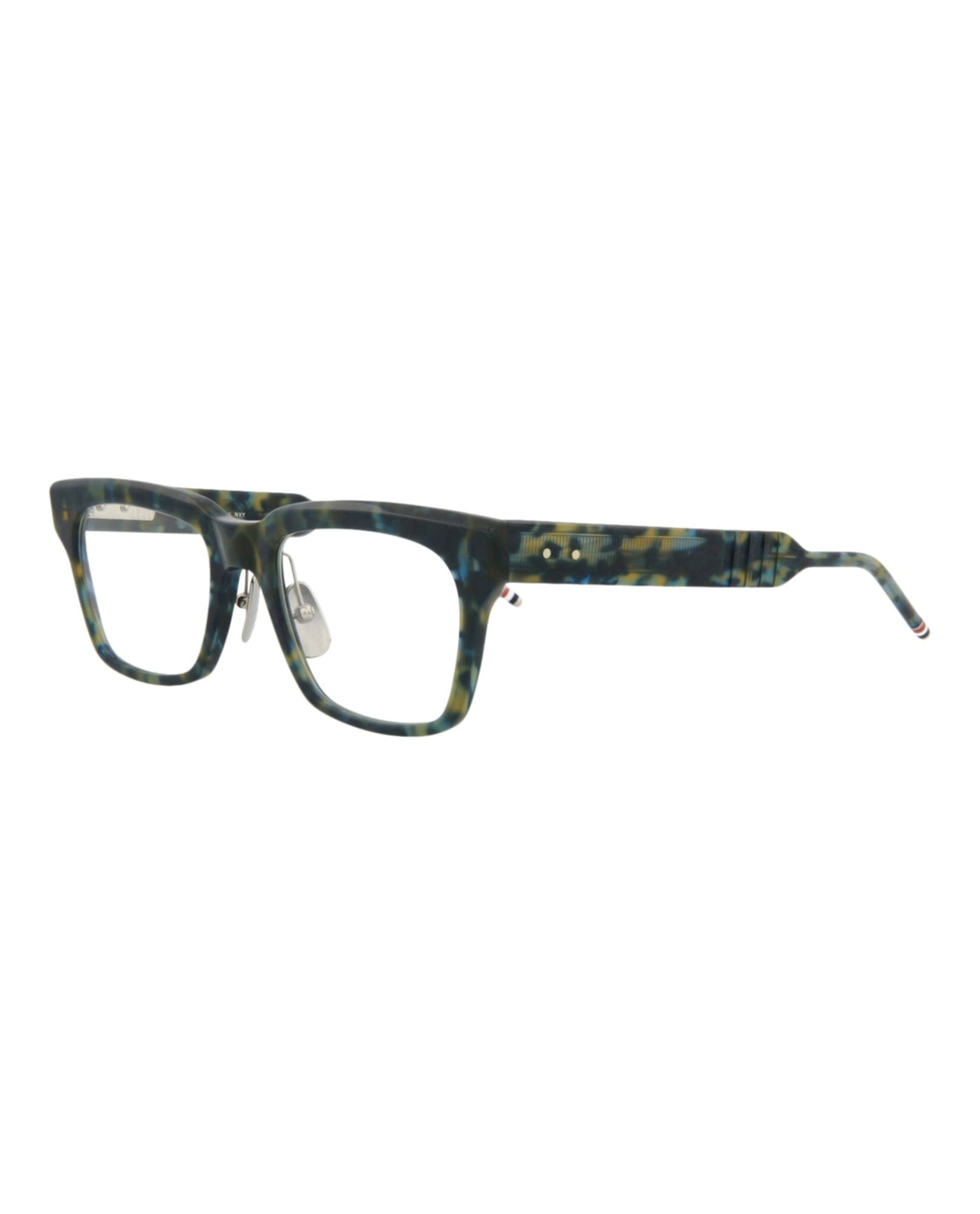 Thom Browne Square Acetate Optical Frames | Black/Brown