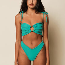 Binded Thong Bikini Bottom | Teal