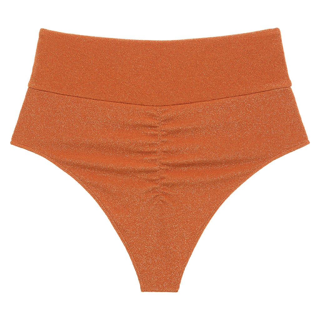 Added Coverage High Rise Bikini Bottom | Terra Sparkle