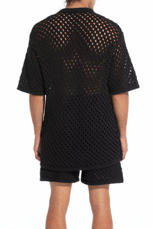 The Crochet Shirt - Solid & Striped