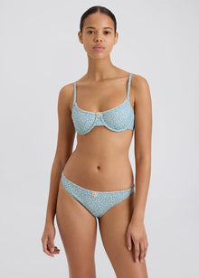 The Daphne Bikini Top - Solid & Striped