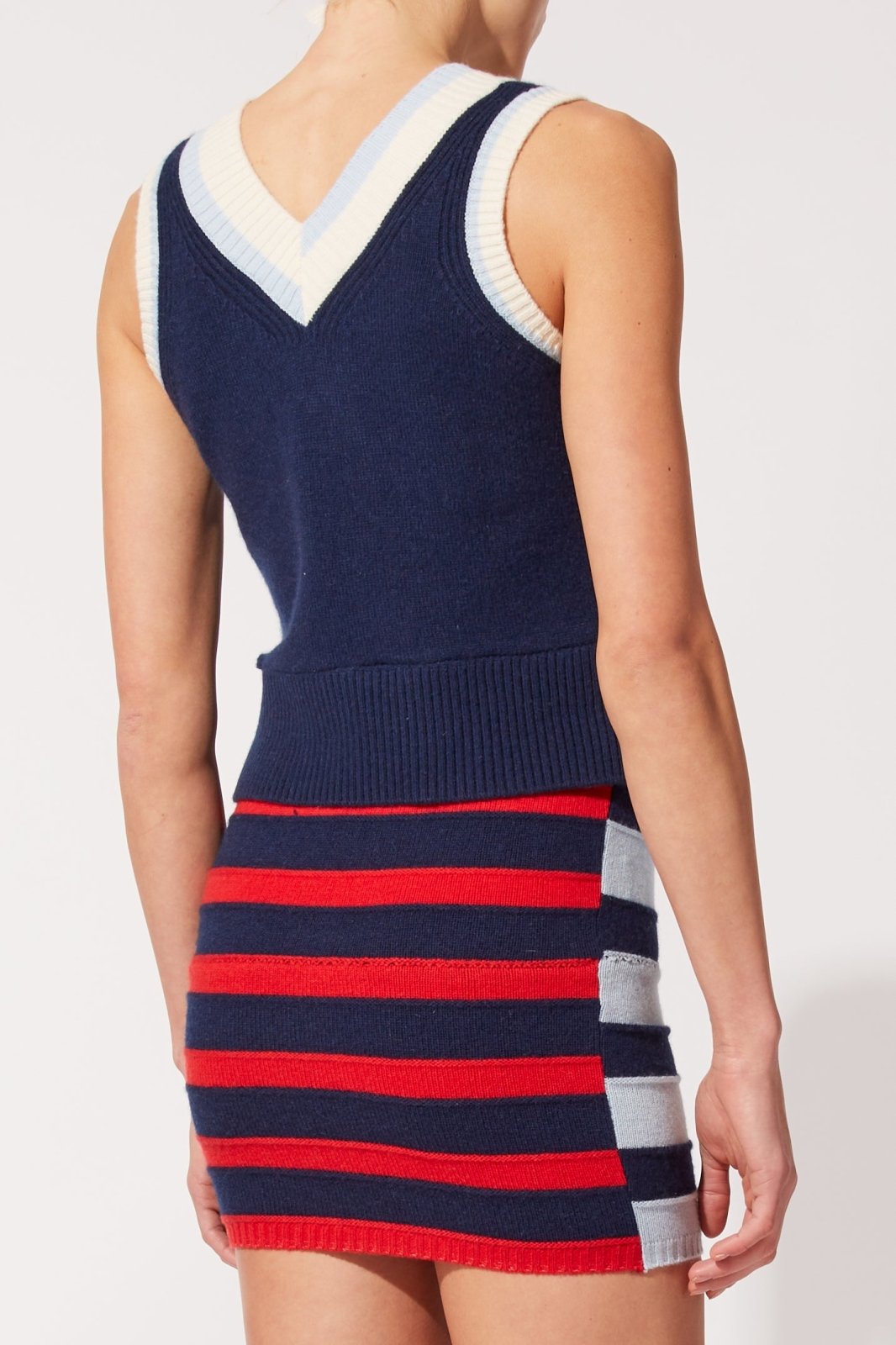 The Gigi Vest - Solid & Striped