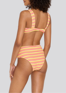 Womens | Lilo Ribbed Bikini Bottom | Sorbet Stripe