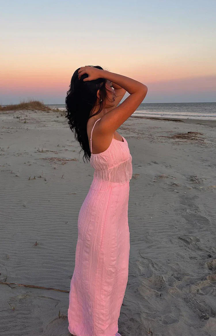 The Moment Maxi Skirt | Pink