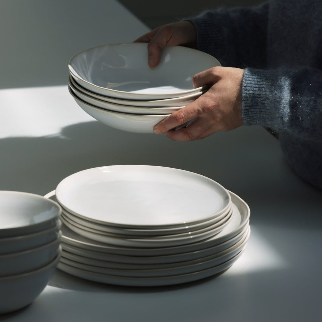 Salad Plates | Pearl White