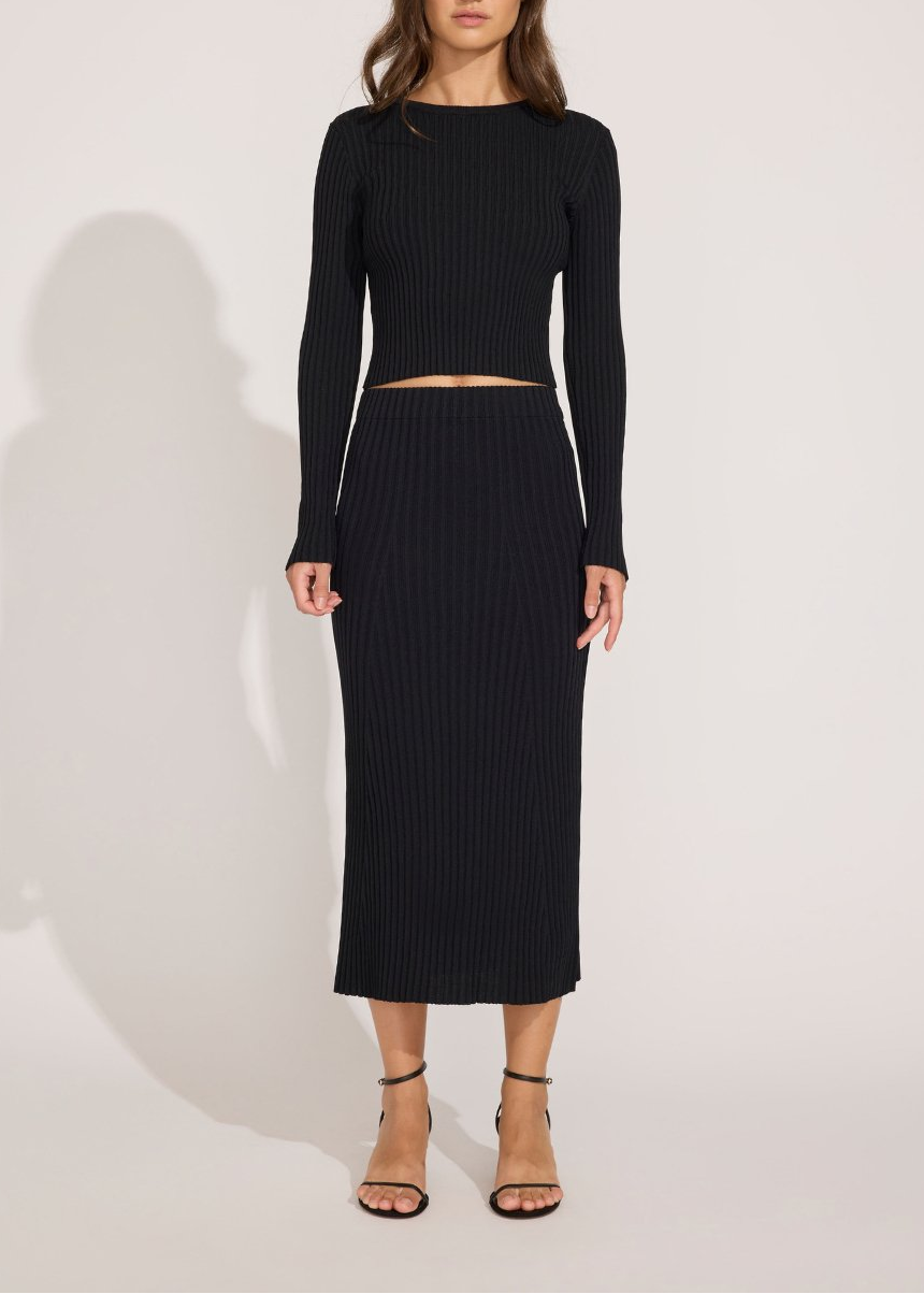 Womens | The Yvette Skirt | Blackout