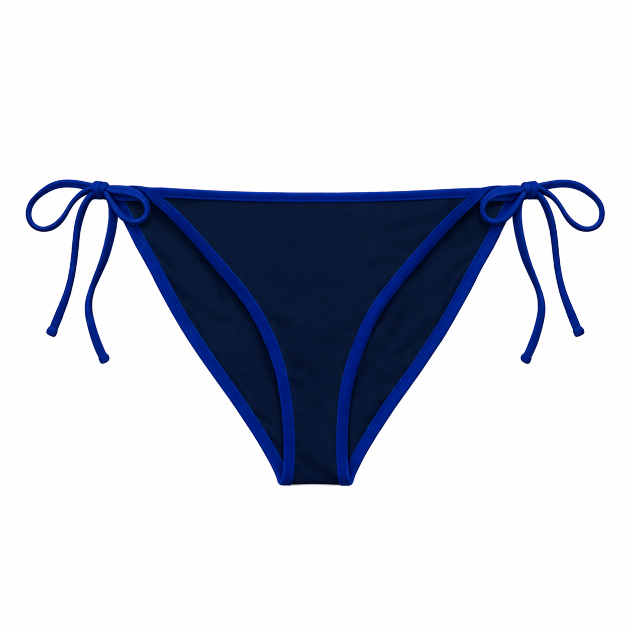 Ties Bottom | Navy w/ Royal Blue Contrast