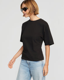 Joanna | Tommie Relaxed Open-Back Tee in Size Small