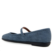 Baylee Casual Flat | Denim  Faux Leather
