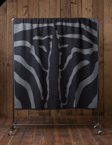 Home | Zebra Throw | Ivory / Black