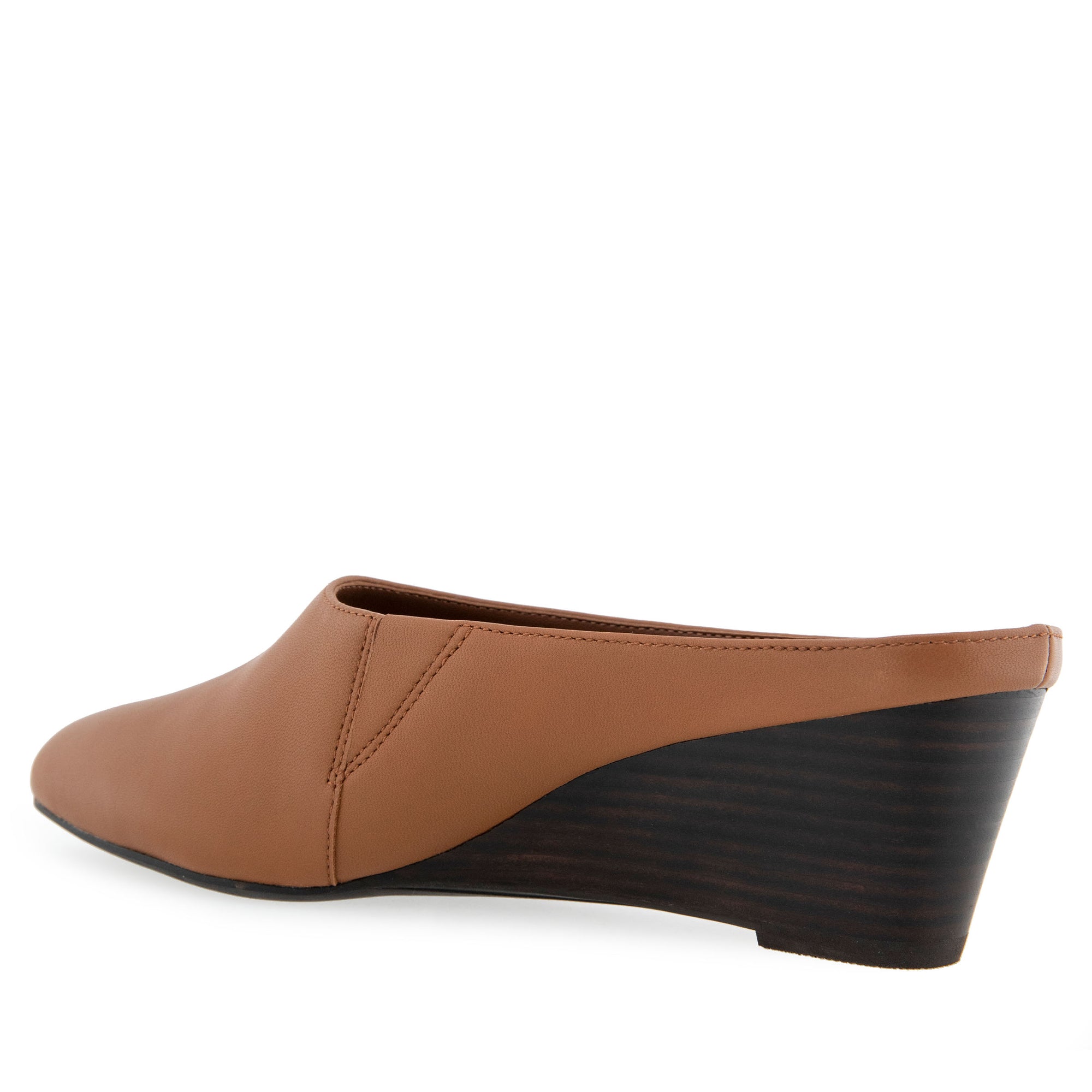 Camia Dress Wedge | Tan Leather