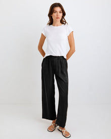 Utility Pocket Ankle Pant | Vintage Black