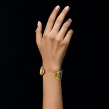 Vice Cuff | Recycled Brass | Tiger's Eye