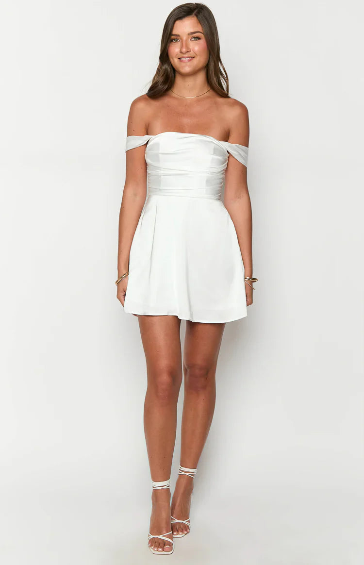 Victoria Mini Dress | White