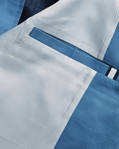 Men | Light Weight Blouson | Blue Red White