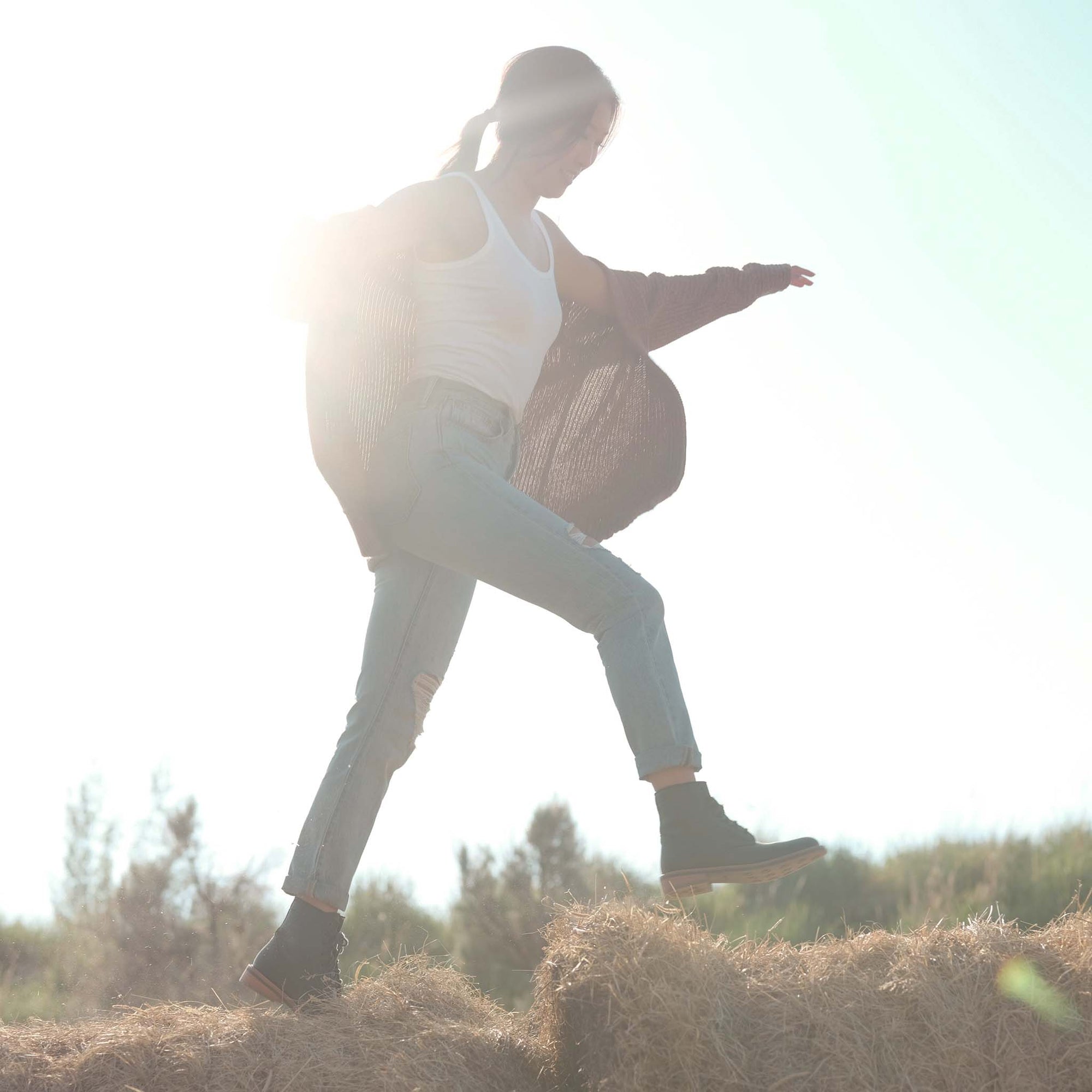 Image 4 of the All-Weather Amalia Boot Black Women's Leather Boot Nisolo