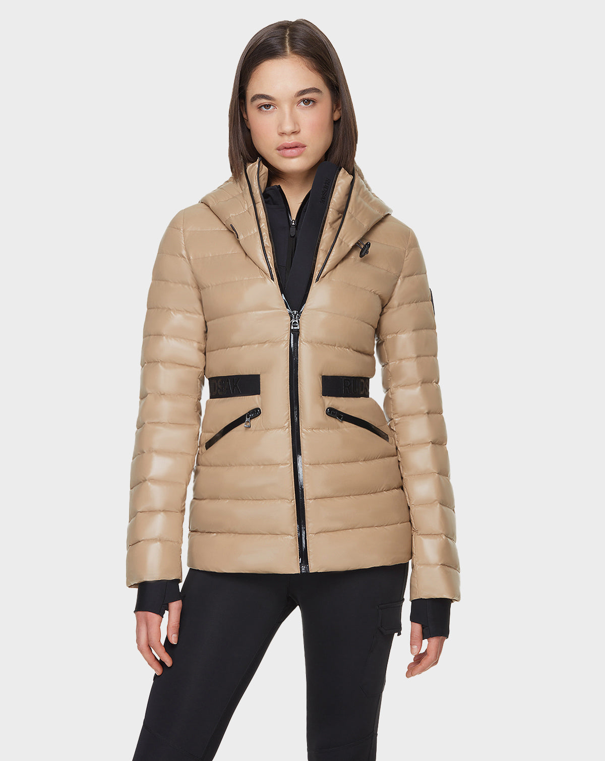 Women | MANYA Lightweight Down Jacket | Toffee