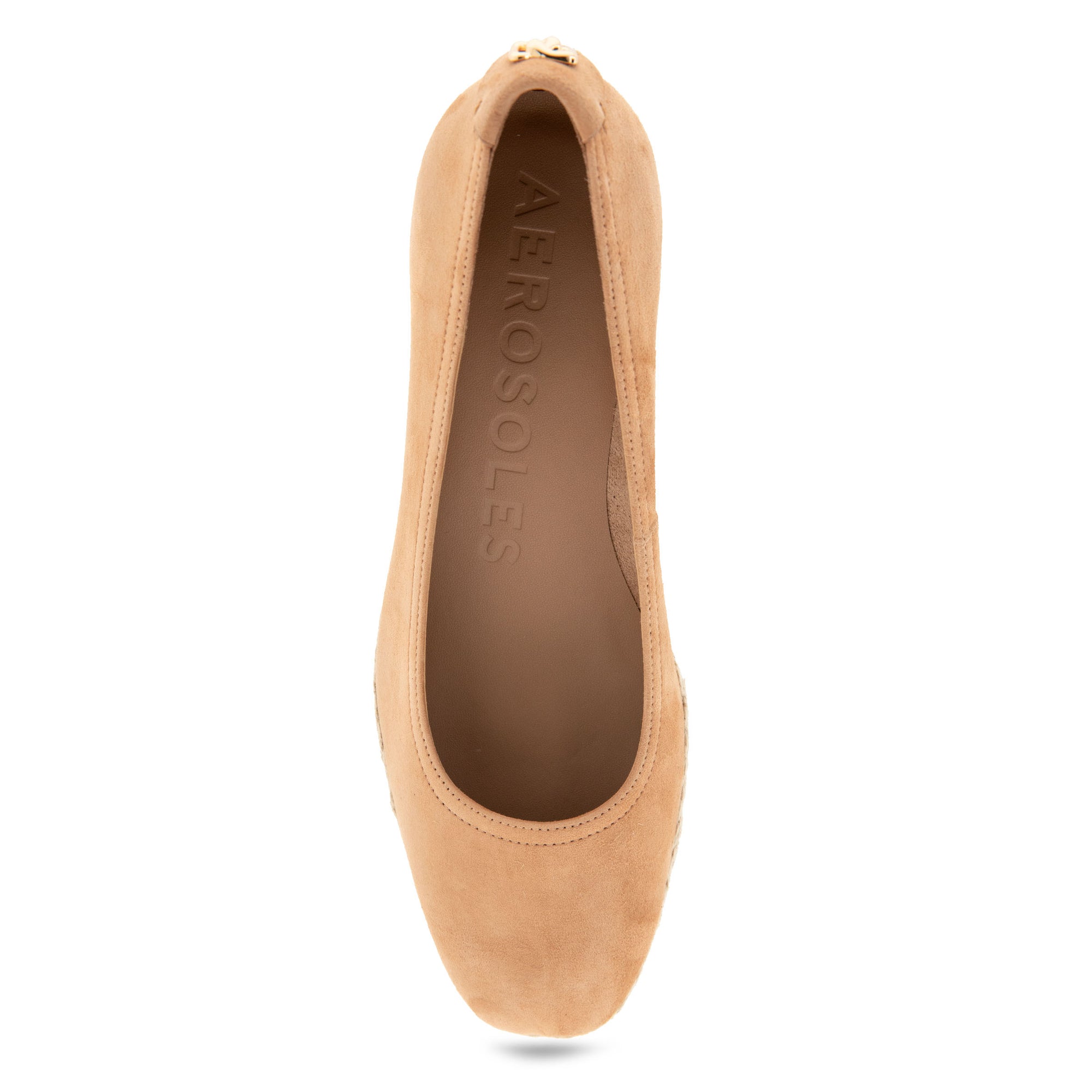 Roma Dress Wedge | Tan Suede