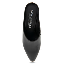 Camia Dress Wedge | Black Leather