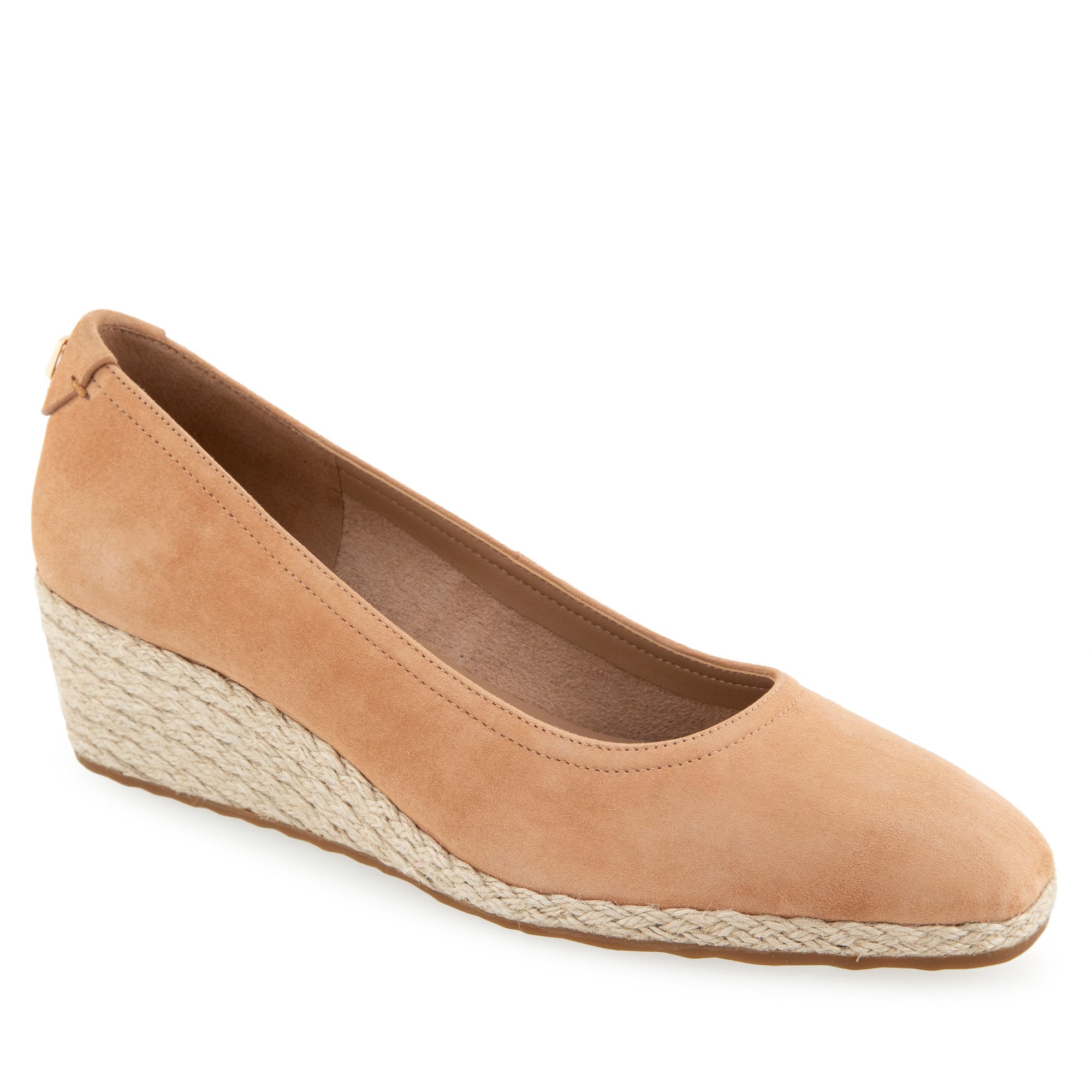 Roma Dress Wedge | Tan Suede