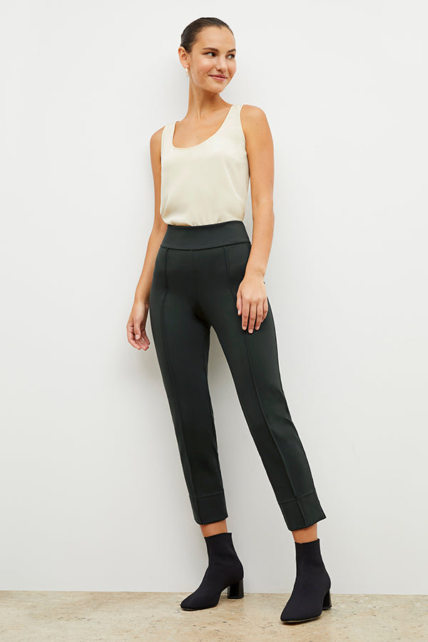 Front image of a woman wearing the robin pant in forest | Exclude